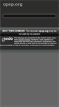 Mobile Screenshot of opep.org